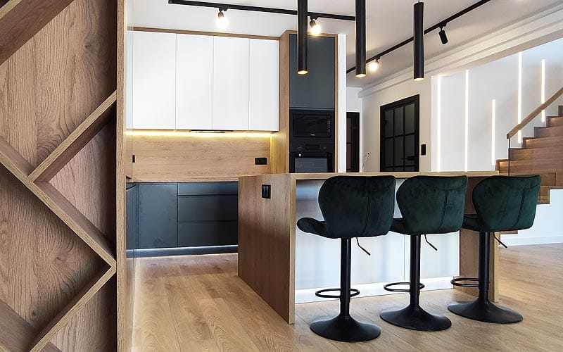 Kuchnia w kolorze Dąb słoneczny