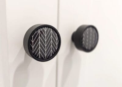 Uchwyt gałka jodełka drewniana