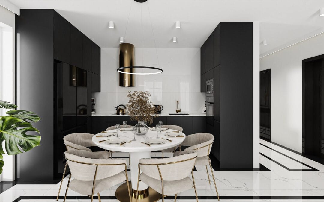 Elegancja i ponadczasowość, czyli kuchnia w kolorze czarnym